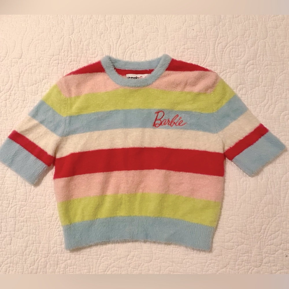 NWT- Wrangler Barbie Striped Sweater